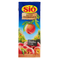 Sió rostos őszibarack nektár 25% gyümölcsital 0,2 l üdítő, ásványviz, gyümölcslé
