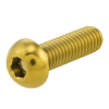 SIP Style Féktárcsa csavar M6x20 mm, belső imbusz, domború fej, titán, aranyszínű eloxált SIP Style  Motor alkatrészek Csavarok és alkatrészek
