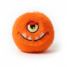  Sípoló, kutya labda – plüss monster, narancssárga játék kutyáknak