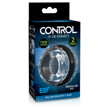Sir Richard&#039;s Control Control Pro Performance C-Ring - variálható péniszgyűrű (áttetsző) péniszgyűrű