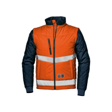 SIR SAFETY SYSTEM Sir Safety Sytem Driver Jól láthatósági pilótadzseki (narancs, XL)