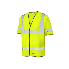 SIR SAFETY SYSTEM Space Jól láthatósági rövid ujjú mellény (sárga, XL) láthatósági ruházat