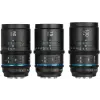Sirui Astra Series 50mm, 75mm & 100mm T1.8 1.33X Full-frame Anamorphic Cine Lens Kit (Z Mount, Blue Fl