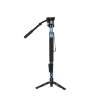 Sirui P-424FS carbon monopod 3 lábú állványtalppal és VH-10 fluid videofejjel