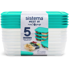 Sistema Meal Prep Boxen NEST IT 1,19 l 5 Stück (59175) uzsonnás doboz
