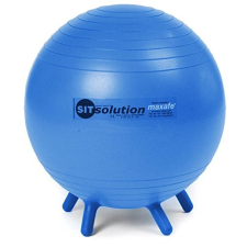  Sitsolution ülőlabda apró lábakkal, Maxafe 75 cm, ABS biztonsági anyagból kék színű fitness labda