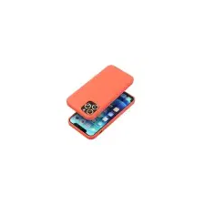 SIX Apple iPhone 12 tok, Hátlap, Rugalmas szilikon, SIX Silicone, Barack tok és táska