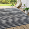  Sizal szőnyeg Szürke csíkos 80x200cm szőnyeg