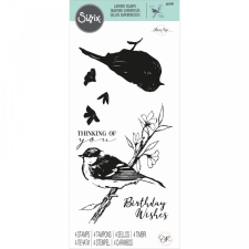 Sizzix szilikonbélyegző 665907, Summer Bird / Sizzix Layered Clear Stamps (1 csomag) bélyegző