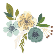 Sizzix szilikonbélyegző 665908 - Blossoms - Layered Stamps (1 csomag) bélyegző