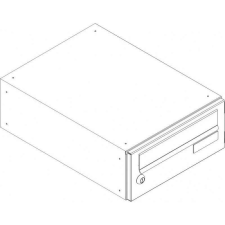  SJ 300/90 postaláda egyoldalas RAL, RAL 8016 / Barna postaláda
