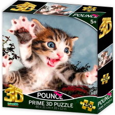 Skákáló macska 3D puzzle 150 darab puzzle, kirakós