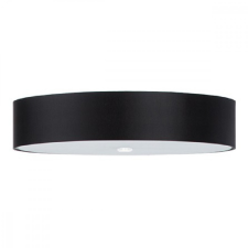 SKALA LED plafon mennyezeti lámpa 5xE27 kerek lámpatest 60cm fekete SOLLUX világítás