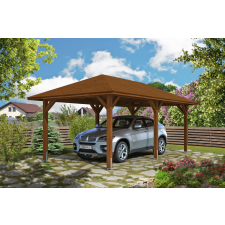 Skan Holz Garázs pavilon Taunus Carport Dió barna kerti bútor