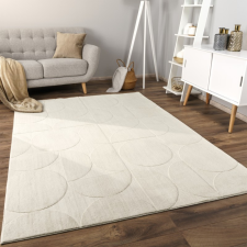  Skandináv Boho Geometriai mintás krém szőnyeg 120x160 cm lakástextília