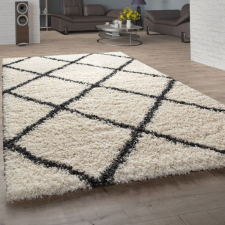  Skandináv stílusú shaggy szőnyeg - krém 80x300 cm lakástextília