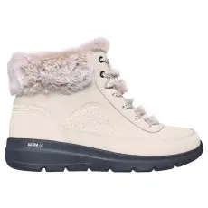 Skechers 144199 NTBK női bokacsizma - fűzős, ULTRA GO® párnázással