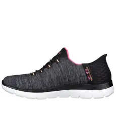 Skechers 149937 BKMT bebújós női sneaker