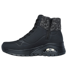 Skechers 167988 BLK divatos női bokacipő női csizma, bakancs