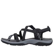 Skechers 40955 BLK sportos női szandál női cipő