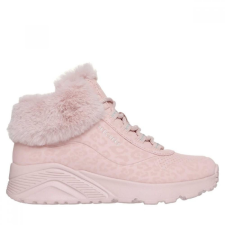 Skechers bakancs UNO LITE - COZY LEOPARD női csizma, bakancs