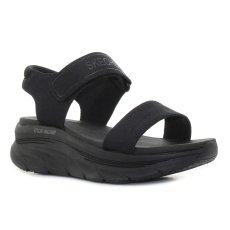 Skechers D'Lux Walker - New Block fekete női szandál Méret:41