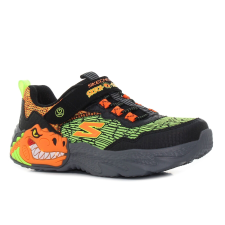 Skechers Dino - Lights villogó fekete gyerek cipő Méret:35 gyerek cipő