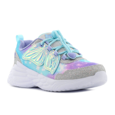 Skechers Dream Racer - Wing Brites villogó kék gyerek cipő Méret:35 gyerek cipő