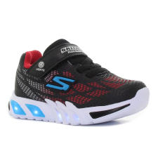 Skechers Flex - Glow Elite - Vorlo villogó fekete baba cipő Méret:21 gyerek cipő