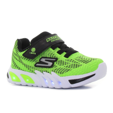 Skechers Flex - Glow Elite - Vorlo villogó zöld baba cipő Méret:22 gyerek cipő