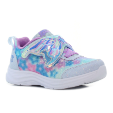 Skechers Glimmer Kicks - Magical Wings villogó kék baba cipő Méret:21 gyerek cipő