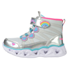 Skechers Heart Lights-édes csizma 302668NSMLT Gyerek Ezüst 23