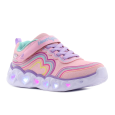 Skechers Heart Lights - Retro Hearts villogó rózsaszín gyerek cipő Méret:33
