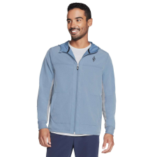Skechers Kapucnis felső Skechers Skechweave Premium H M1JA123BLGY Férfi Bleu XL férfi pulóver, kardigán