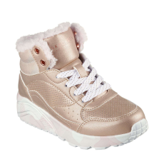Skechers Lánycsizma Skechers Uno Lite camo dazzle, arany-rózsaszín, 39,5