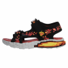 Skechers Mega-splash 4k szandál 402161LBKRD gyerek fekete 27