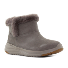 Skechers On The Go Stellar - Cozy Step vízlepergető szürke női bokacsizma Méret:37