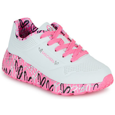 Skechers Rövid szárú edzőcipők JGOLDCROWN: UNO LITE - LOVELY LUV Fehér 27 gyerek cipő
