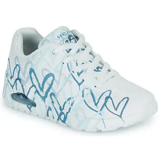 Skechers Rövid szárú edzőcipők JGOLDCROWN: UNO - SPREAD THE LOVE Fehér 37
