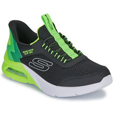 Skechers Rövid szárú edzőcipők SLIP-INS: MICROSPEC MAX - BRISK-STRIPE Fekete 30