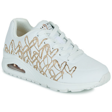 Skechers Rövid szárú edzőcipők UNO GOLDEN HEART Fehér 40