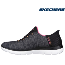 Skechers SLIP INS 149937 BKMT kényelmes női sneaker női cipő