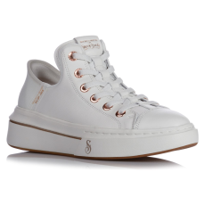 Skechers Snoop One-og Leather - 186001WHT Női Fehér Sportcipő, 35.5