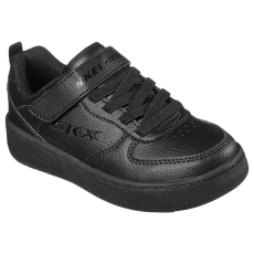 Skechers Sport Court 92 Zelder gyerek sportcipő, fekete, 28