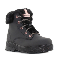 Skechers Street Glitz bélelt fekete gyerek bakancs Méret:29