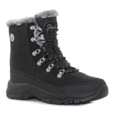Skechers Trego - Cold Blues fekete bélelt női bakancs Méret:36 női csizma, bakancs