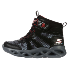 Skechers Twisted-brights-zerr csizma 400145LBKRD Gyerek Fekete 28 gyerek csizma, bakancs