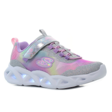 Skechers Twisty Brights 2.0 villogó ezüst gyerek cipő Méret:33