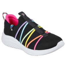 Skechers Ultra Flex 3.0 lány sportcipő, fekete - multi, 27