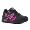 Skechers Uno - Dripping In Love fekete női cipő Méret:37